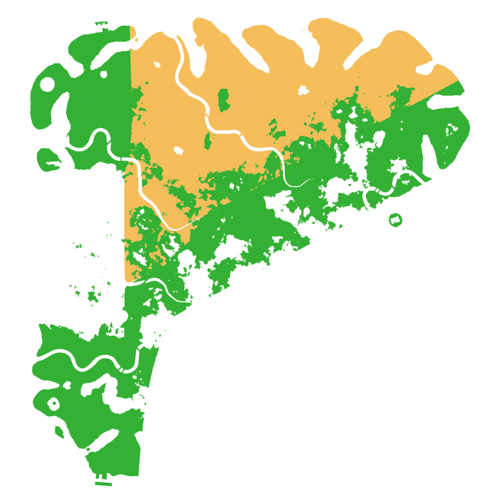 Biome Rust Map: Procedural Map, Size: 6000, Seed: 689608669