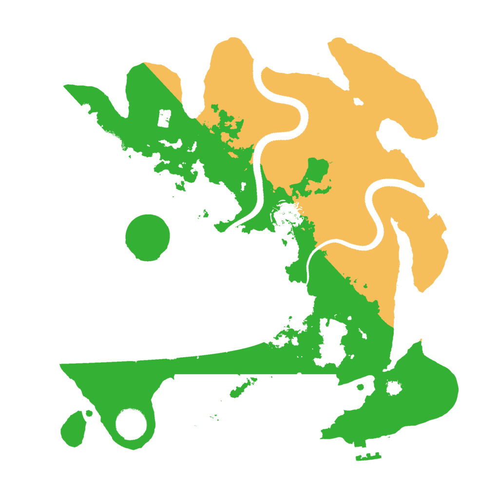 Biome Rust Map: Procedural Map, Size: 3000, Seed: 609012234