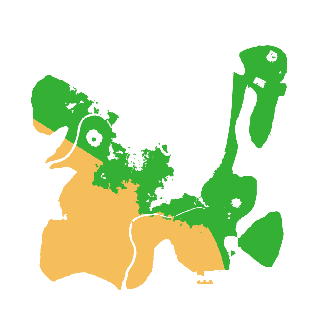 Biome Rust Map: Procedural Map, Size: 3000, Seed: 1807123003