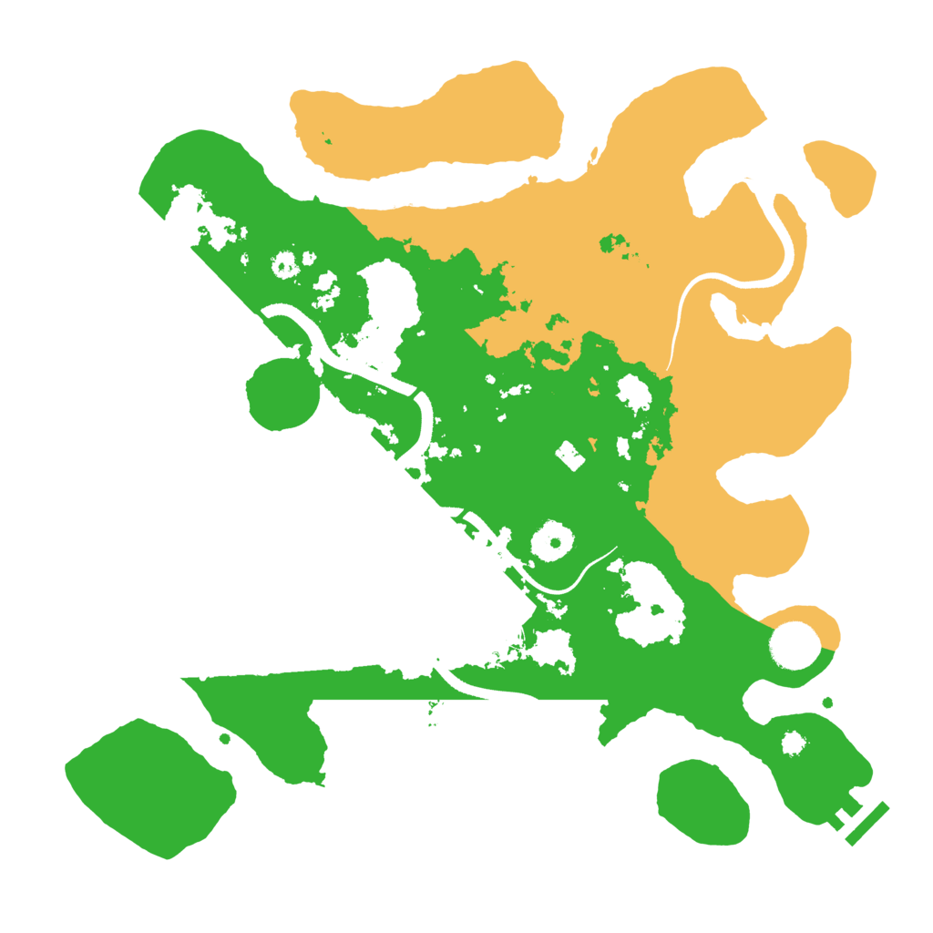 Biome Rust Map: Procedural Map, Size: 3500, Seed: 1589451654