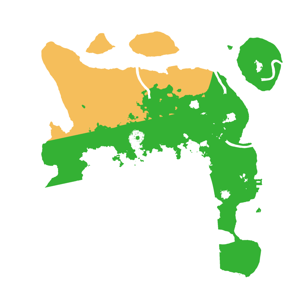 Biome Rust Map: Procedural Map, Size: 3000, Seed: 1656