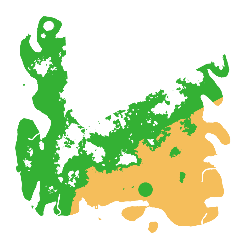 Biome Rust Map: Procedural Map, Size: 4500, Seed: 1026553623
