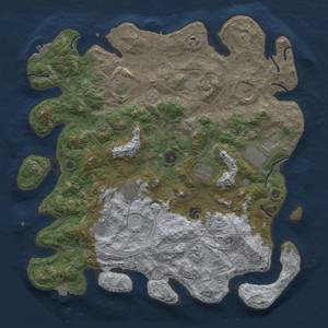 Thumbnail Rust Map: Procedural Map, Size: 4250, Seed: 616952327, 18 Monuments