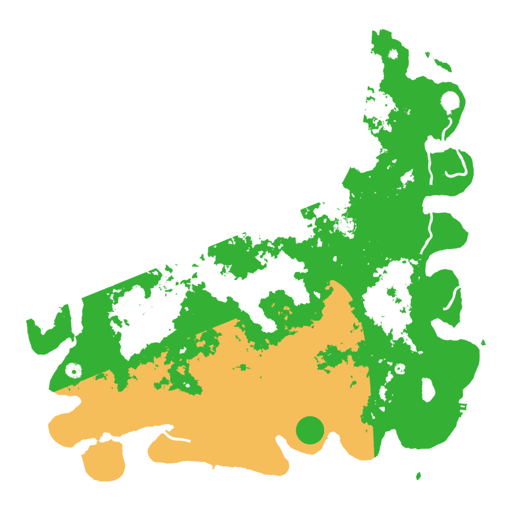 Biome Rust Map: Procedural Map, Size: 4800, Seed: 459833193