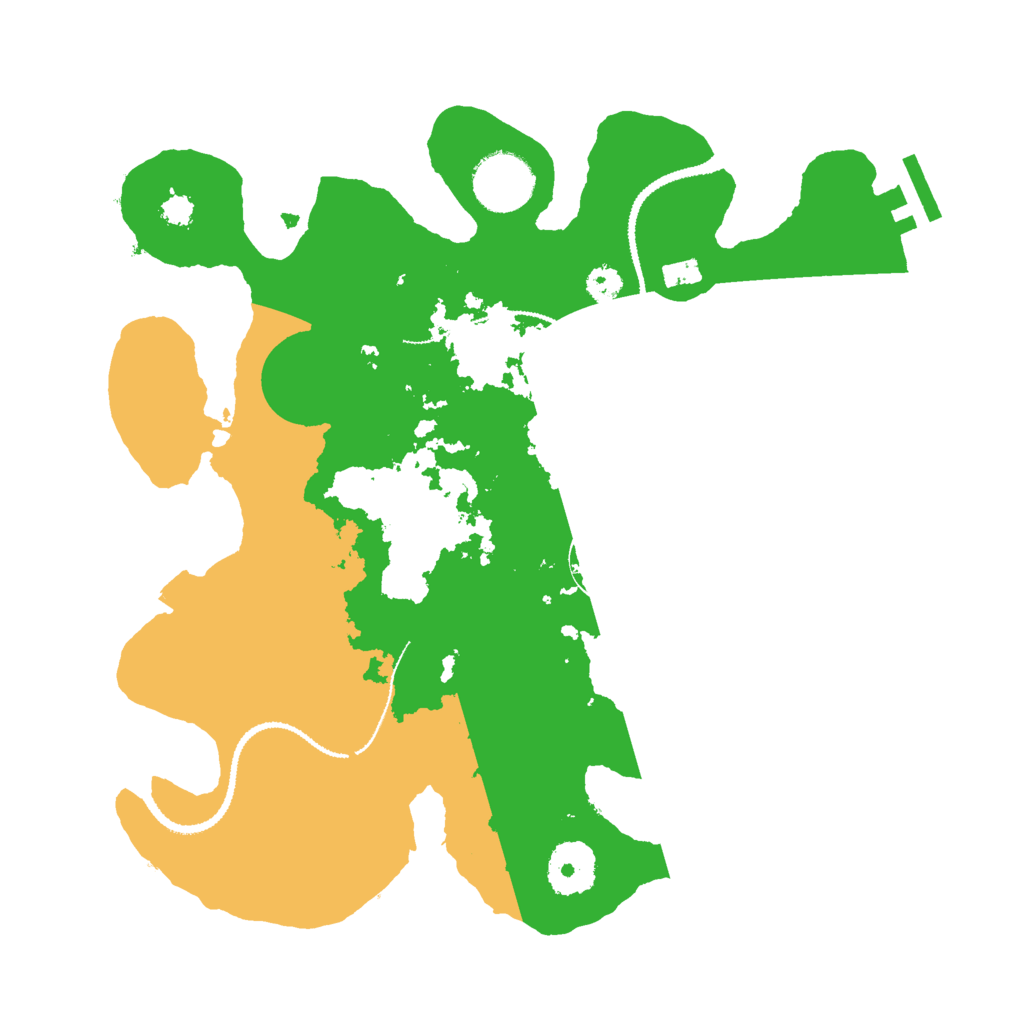 Biome Rust Map: Procedural Map, Size: 3000, Seed: 612010680