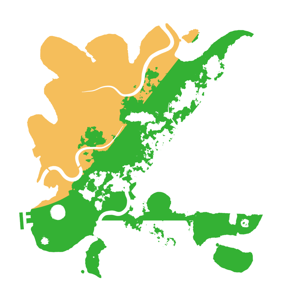 Biome Rust Map: Procedural Map, Size: 3500, Seed: 1460029880