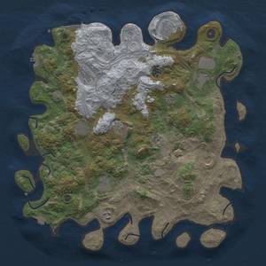 Thumbnail Rust Map: Procedural Map, Size: 4250, Seed: 1822114265, 19 Monuments