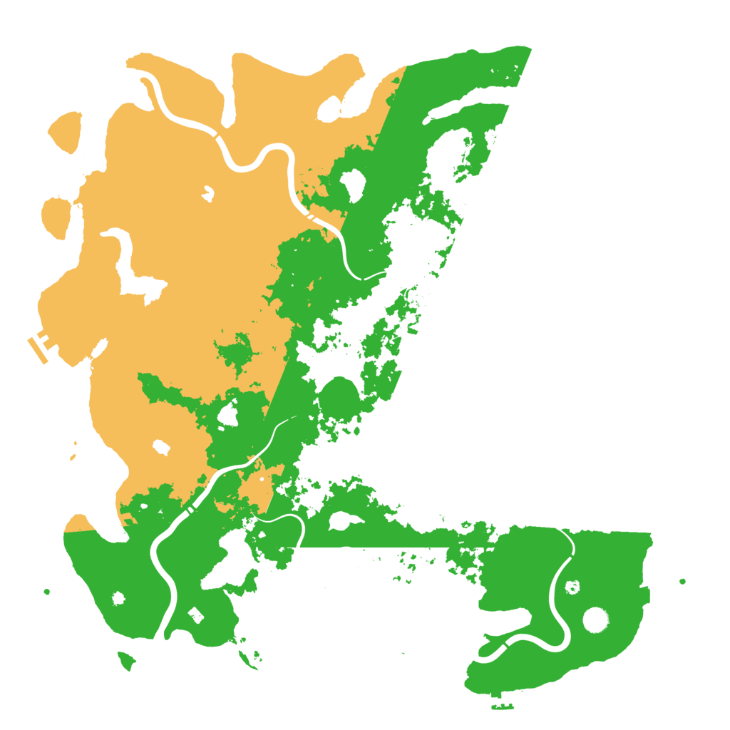 Biome Rust Map: Procedural Map, Size: 5000, Seed: 1492922331