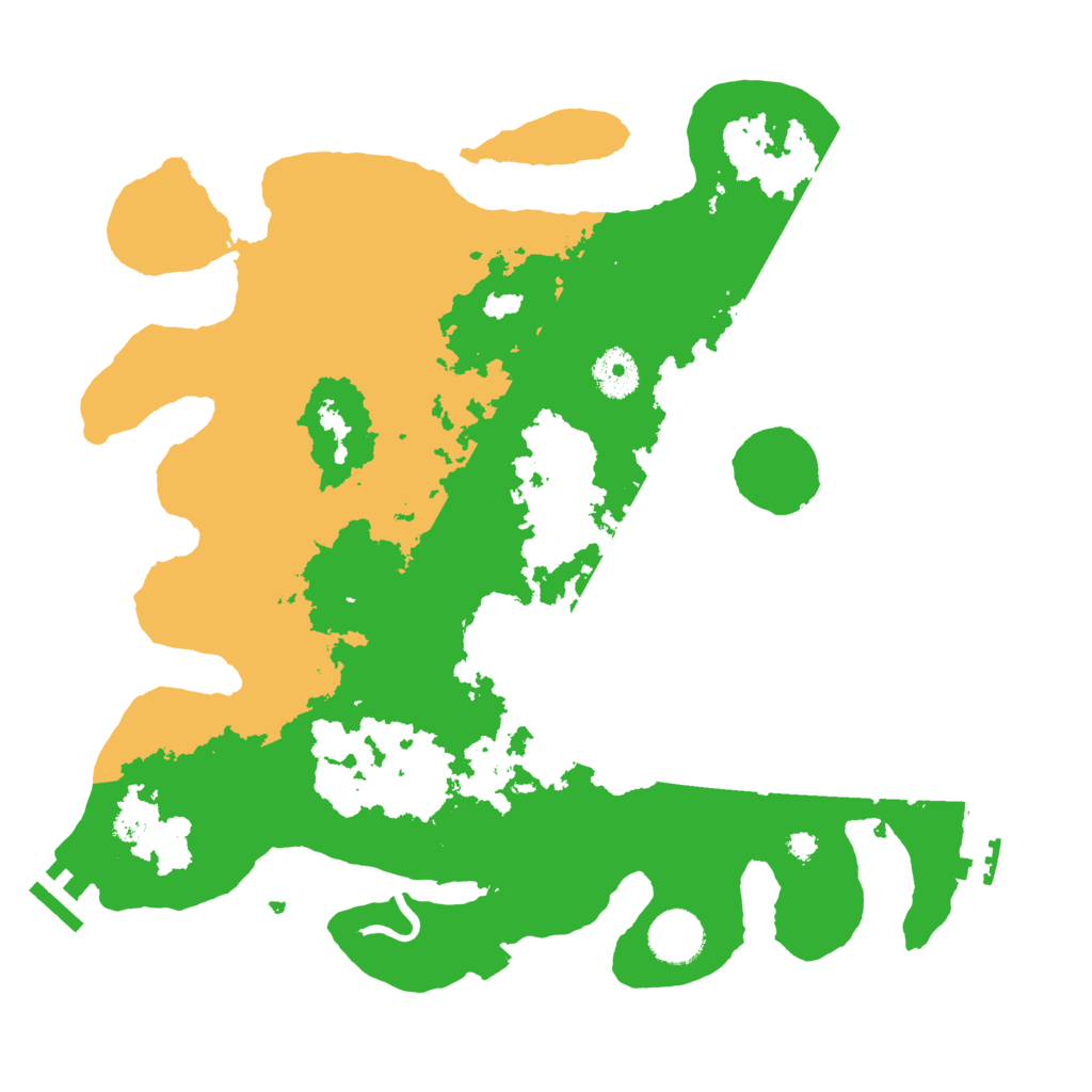 Biome Rust Map: Procedural Map, Size: 3500, Seed: 17121956