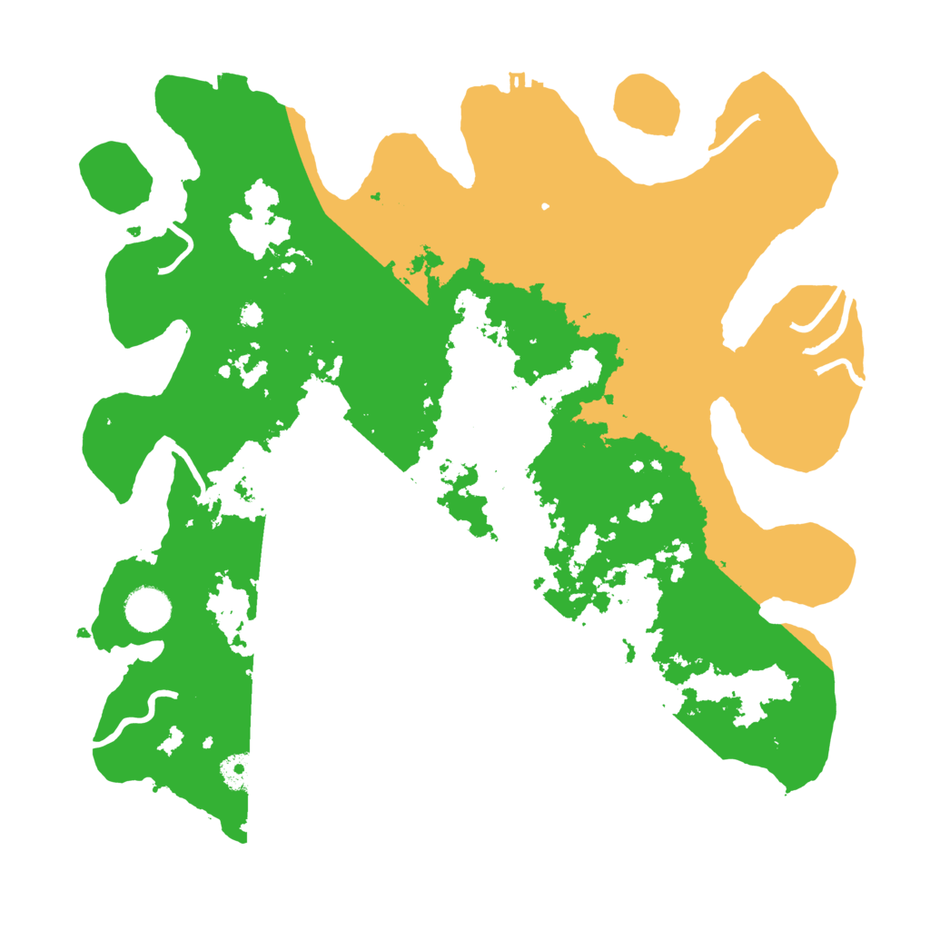 Biome Rust Map: Procedural Map, Size: 3600, Seed: 71951113