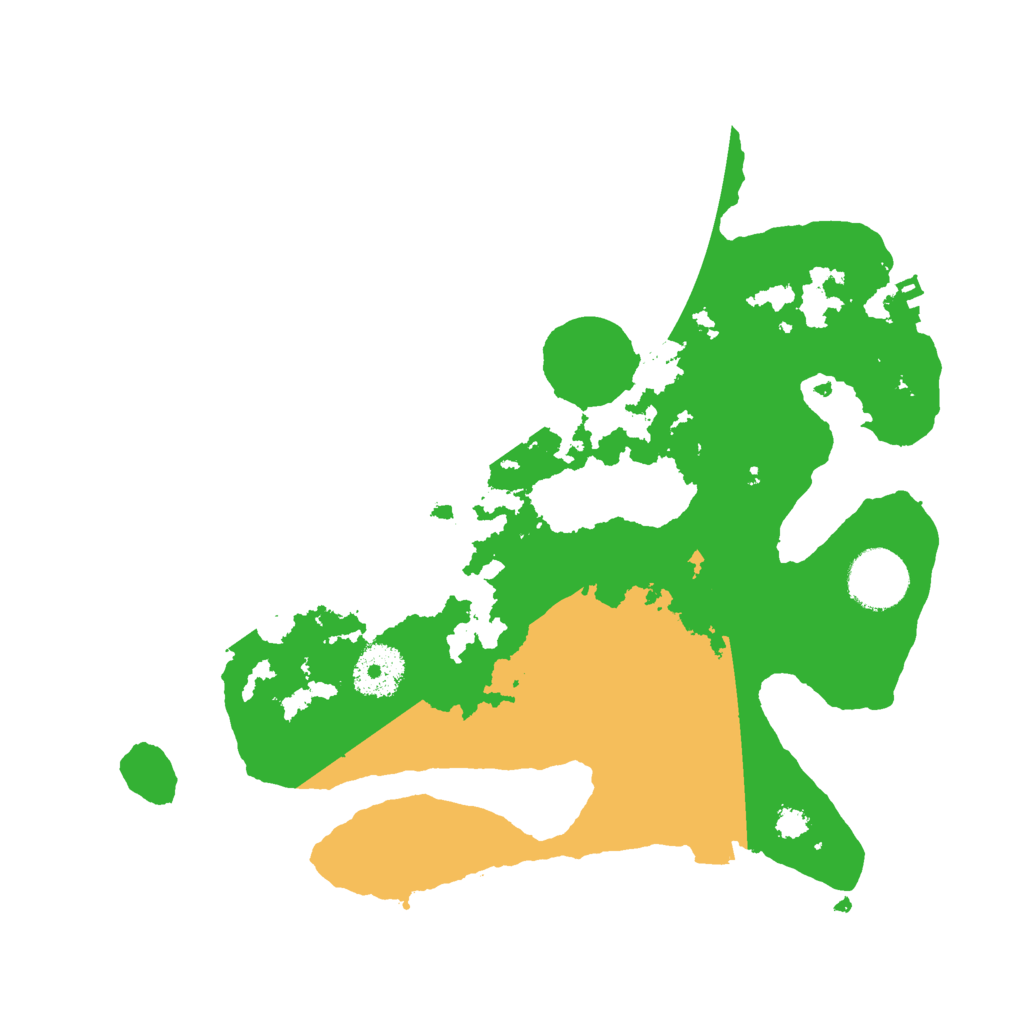 Biome Rust Map: Procedural Map, Size: 3000, Seed: 11425