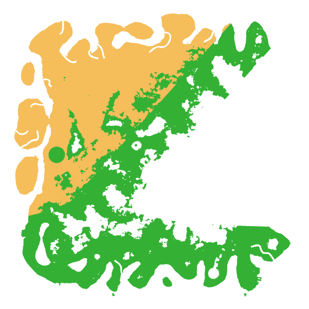 Biome Rust Map: Procedural Map, Size: 5000, Seed: 351464
