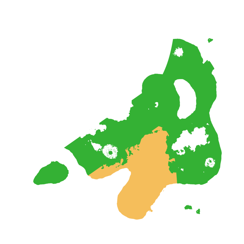 Biome Rust Map: Procedural Map, Size: 2500, Seed: 91026189