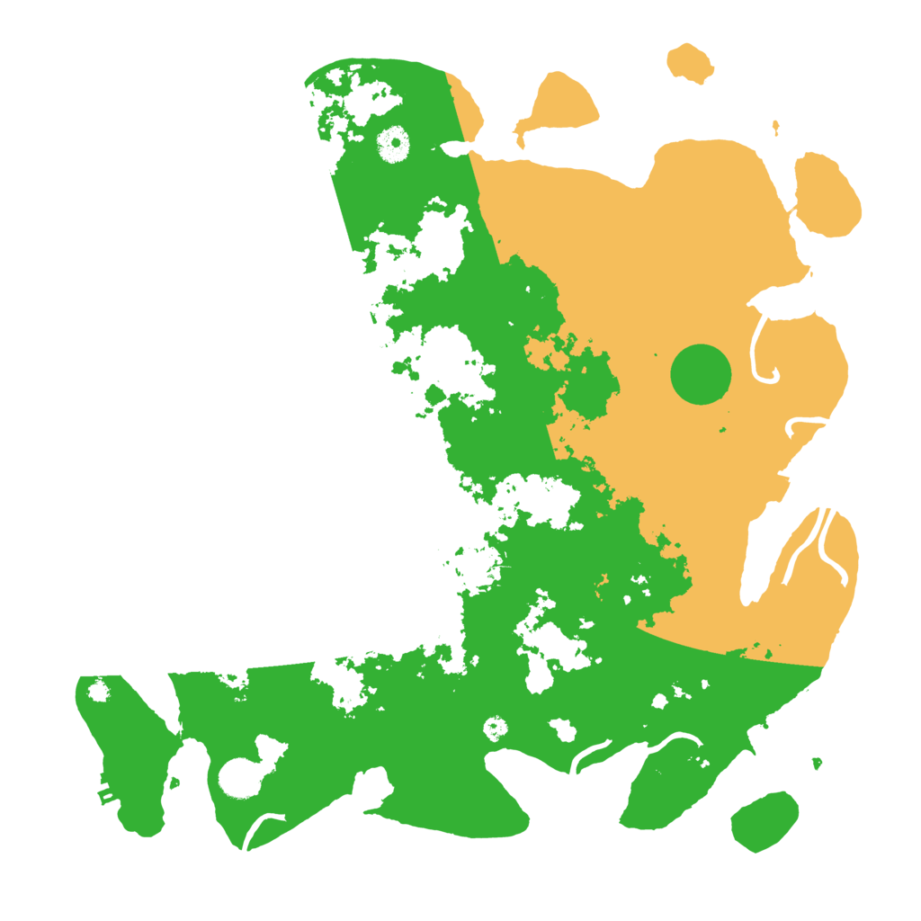 Biome Rust Map: Procedural Map, Size: 4000, Seed: 1372515004