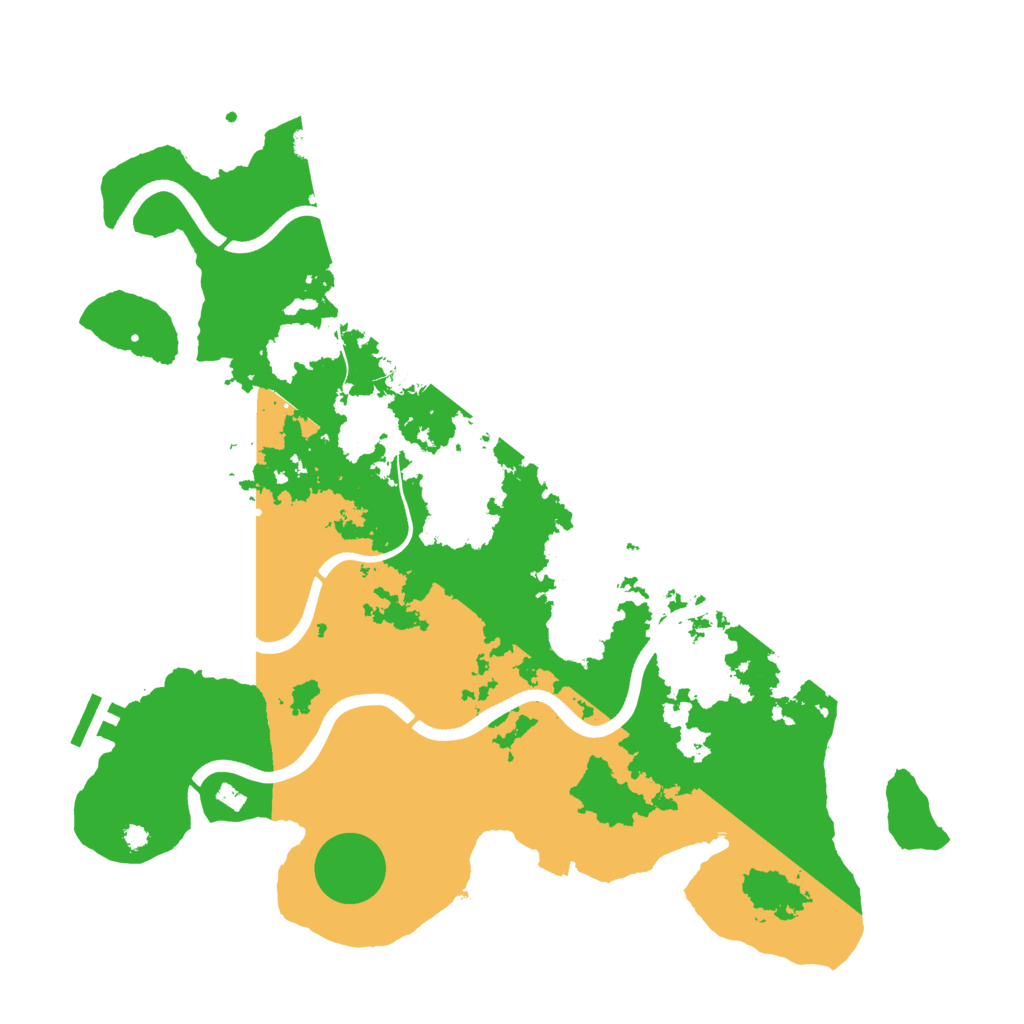 Biome Rust Map: Procedural Map, Size: 3800, Seed: 454745646