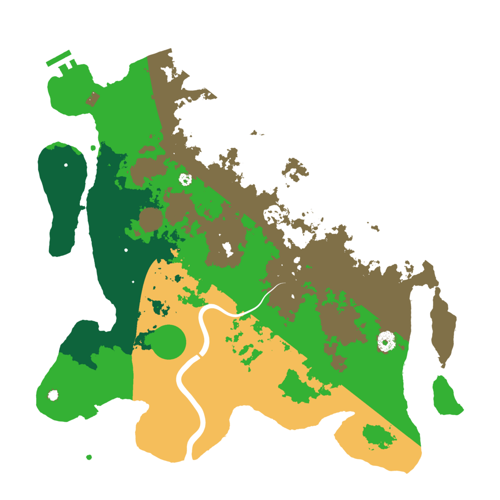 Biome Rust Map: Procedural Map, Size: 3800, Seed: 454745646