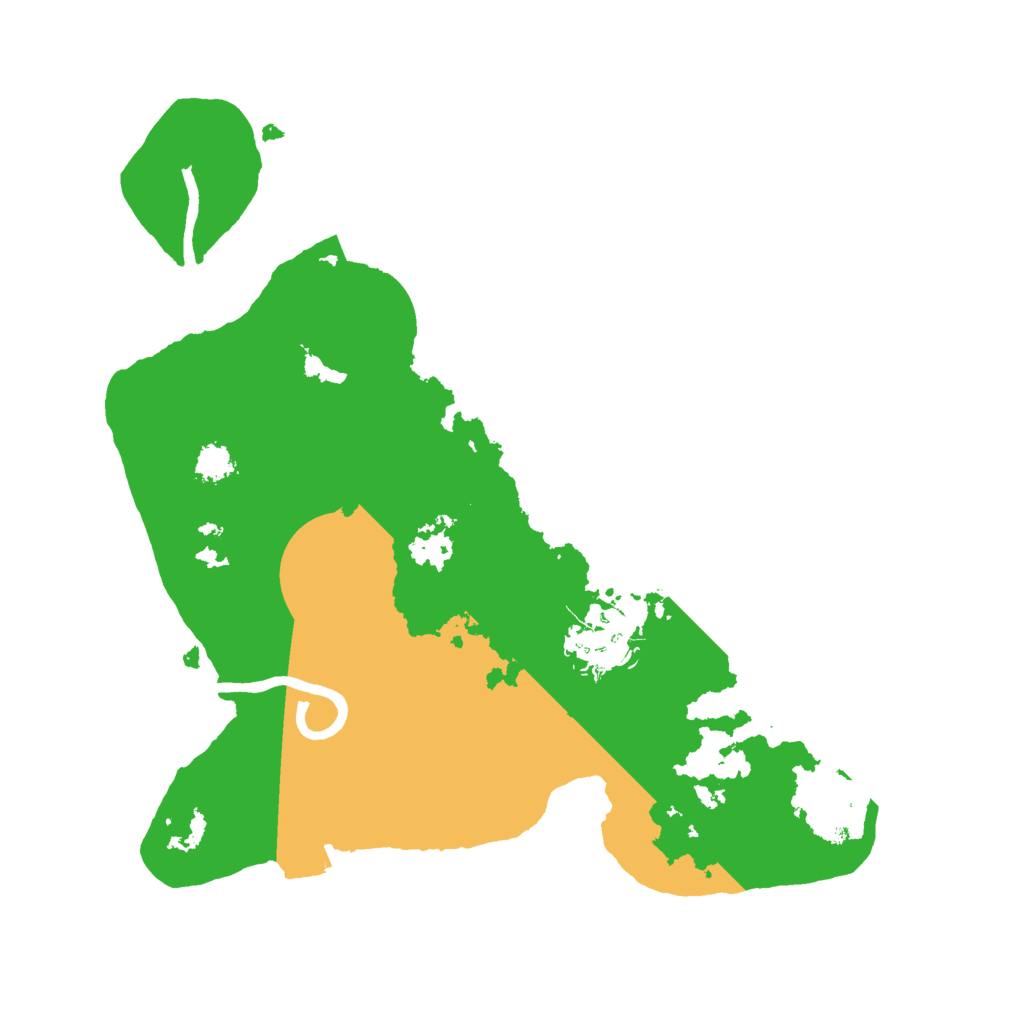 Biome Rust Map: Procedural Map, Size: 2500, Seed: 32852