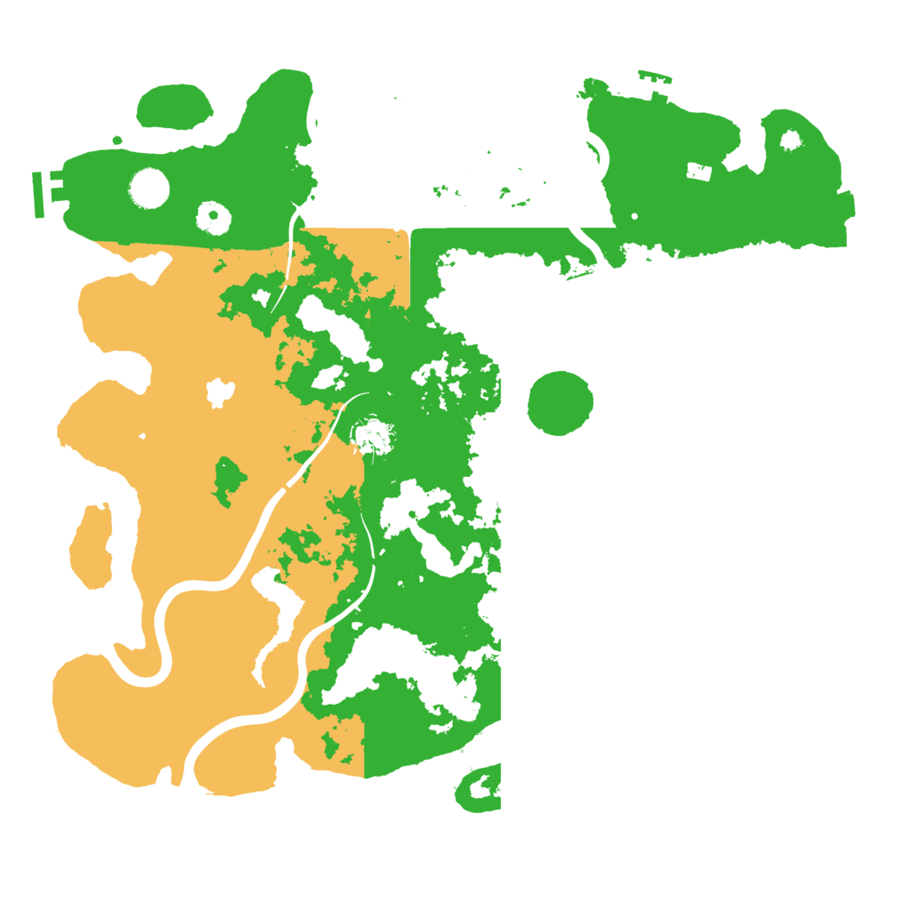 Biome Rust Map: Procedural Map, Size: 4000, Seed: 1978879401