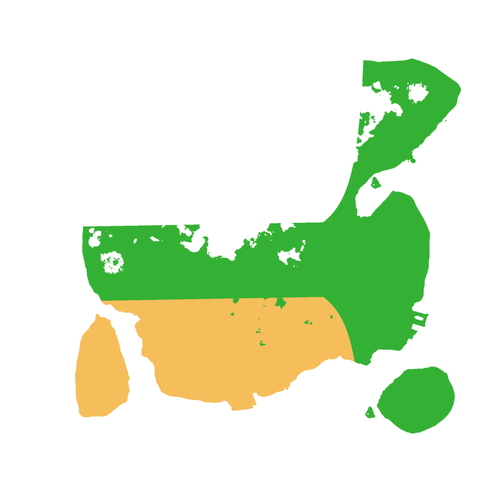Biome Rust Map: Procedural Map, Size: 2300, Seed: 858355809