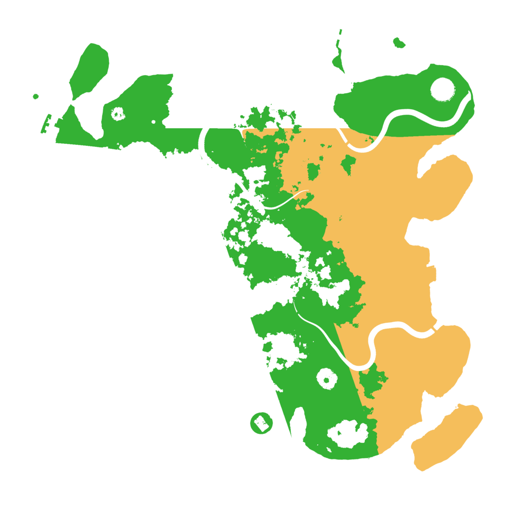 Biome Rust Map: Procedural Map, Size: 3800, Seed: 7393213