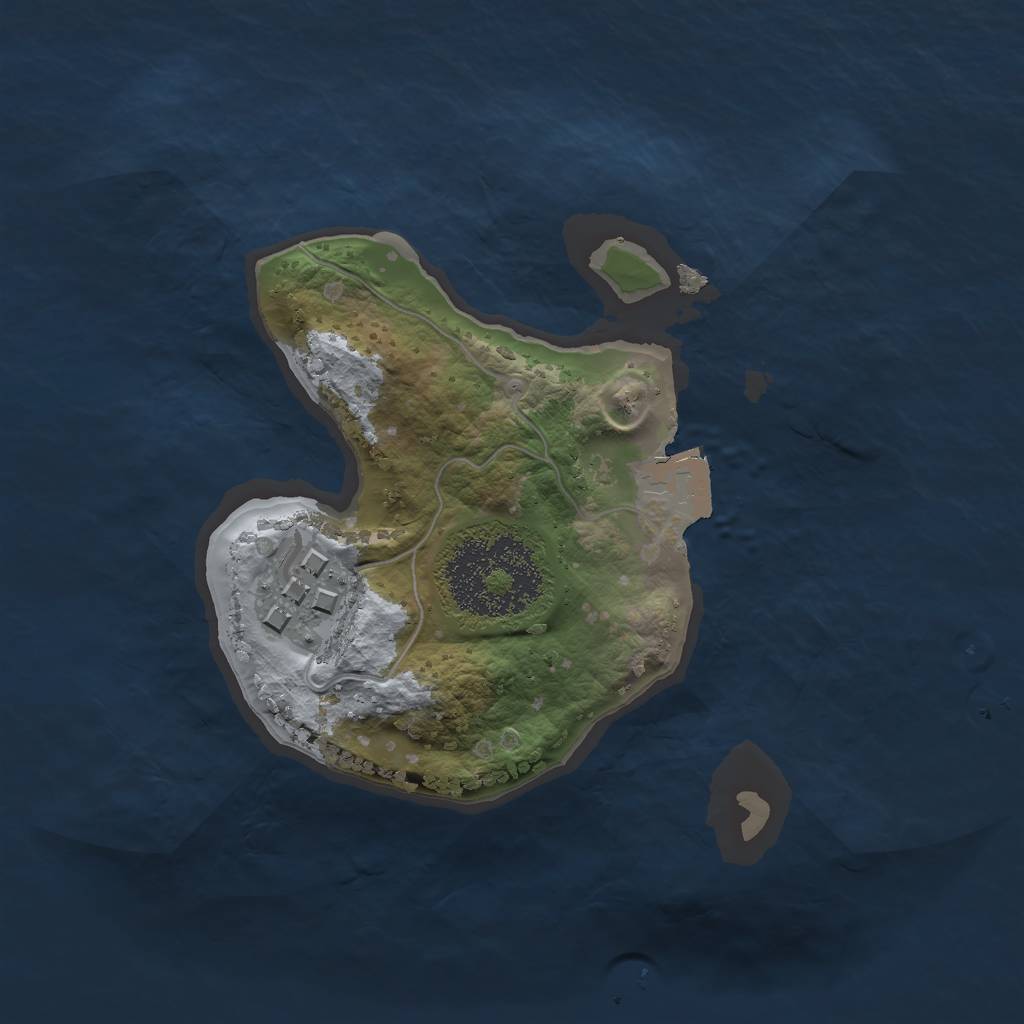 Rust Map: Procedural Map, Size: 1700, Seed: 802529992, 4 Monuments