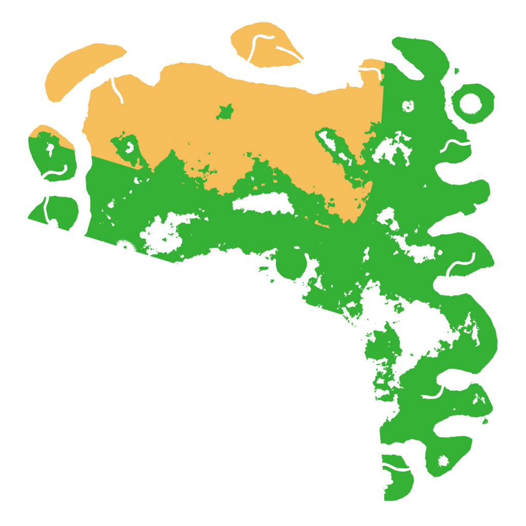 Biome Rust Map: Procedural Map, Size: 4500, Seed: 505291374