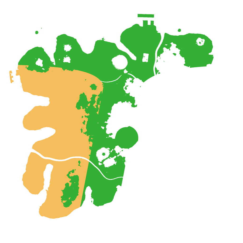 Biome Rust Map: Procedural Map, Size: 3000, Seed: 2038933174