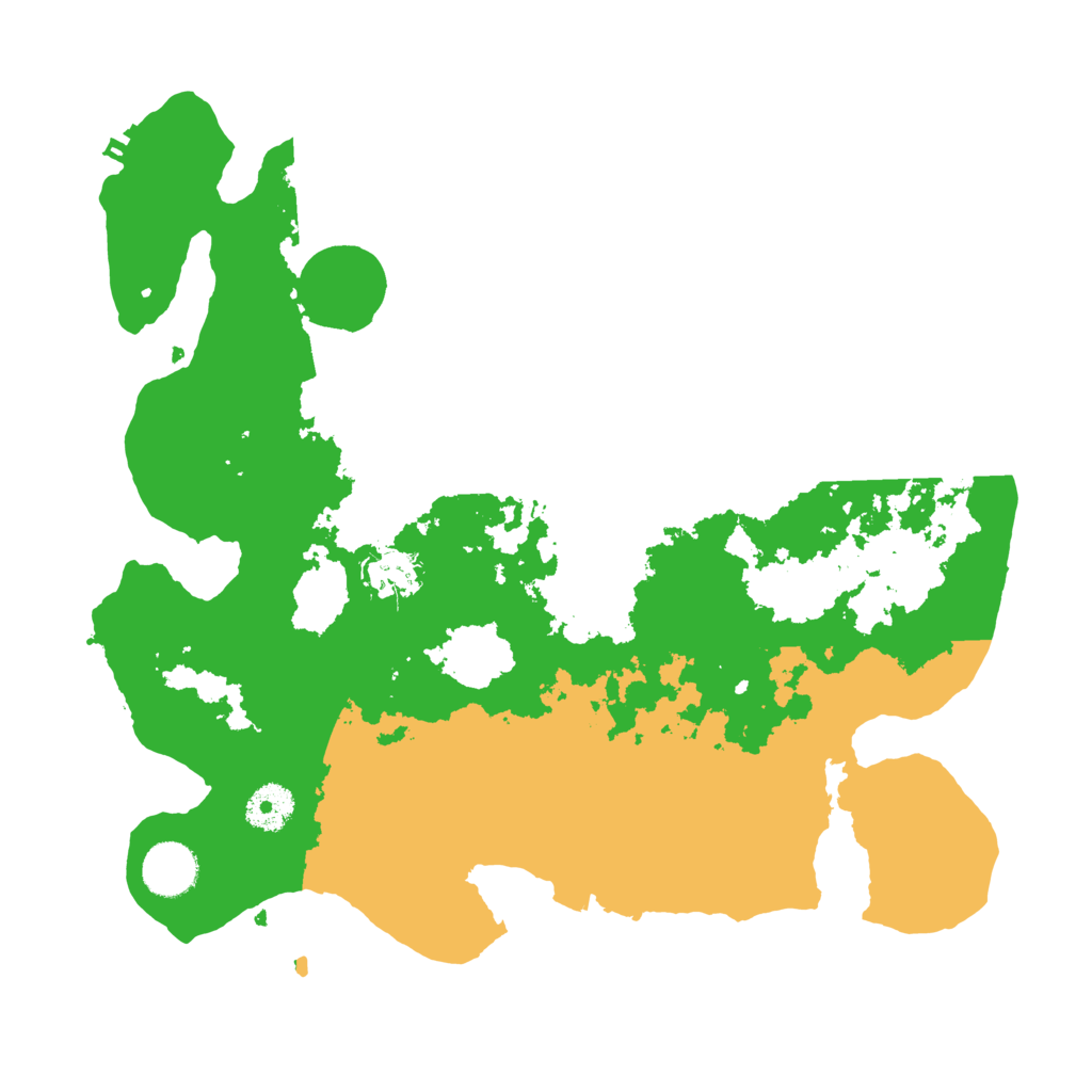 Biome Rust Map: Procedural Map, Size: 3500, Seed: 68963