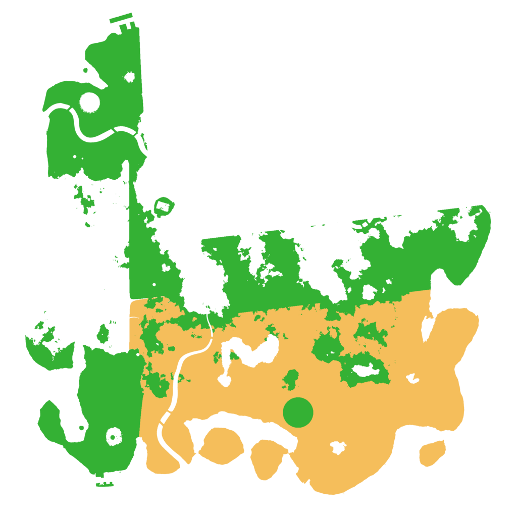 Biome Rust Map: Procedural Map, Size: 4500, Seed: 698451638