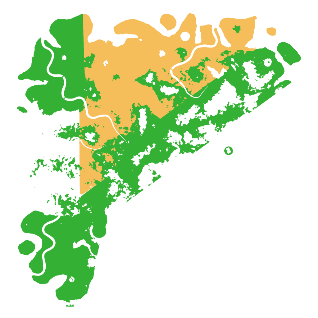 Biome Rust Map: Procedural Map, Size: 6000, Seed: 478436122