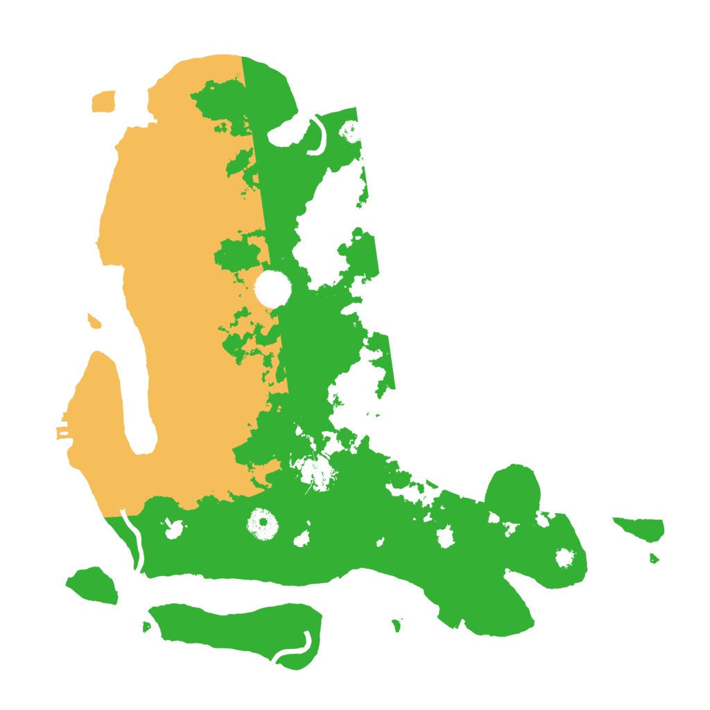 Biome Rust Map: Procedural Map, Size: 3500, Seed: 1298643591