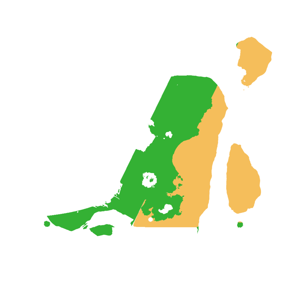 Biome Rust Map: Procedural Map, Size: 2000, Seed: 917874468