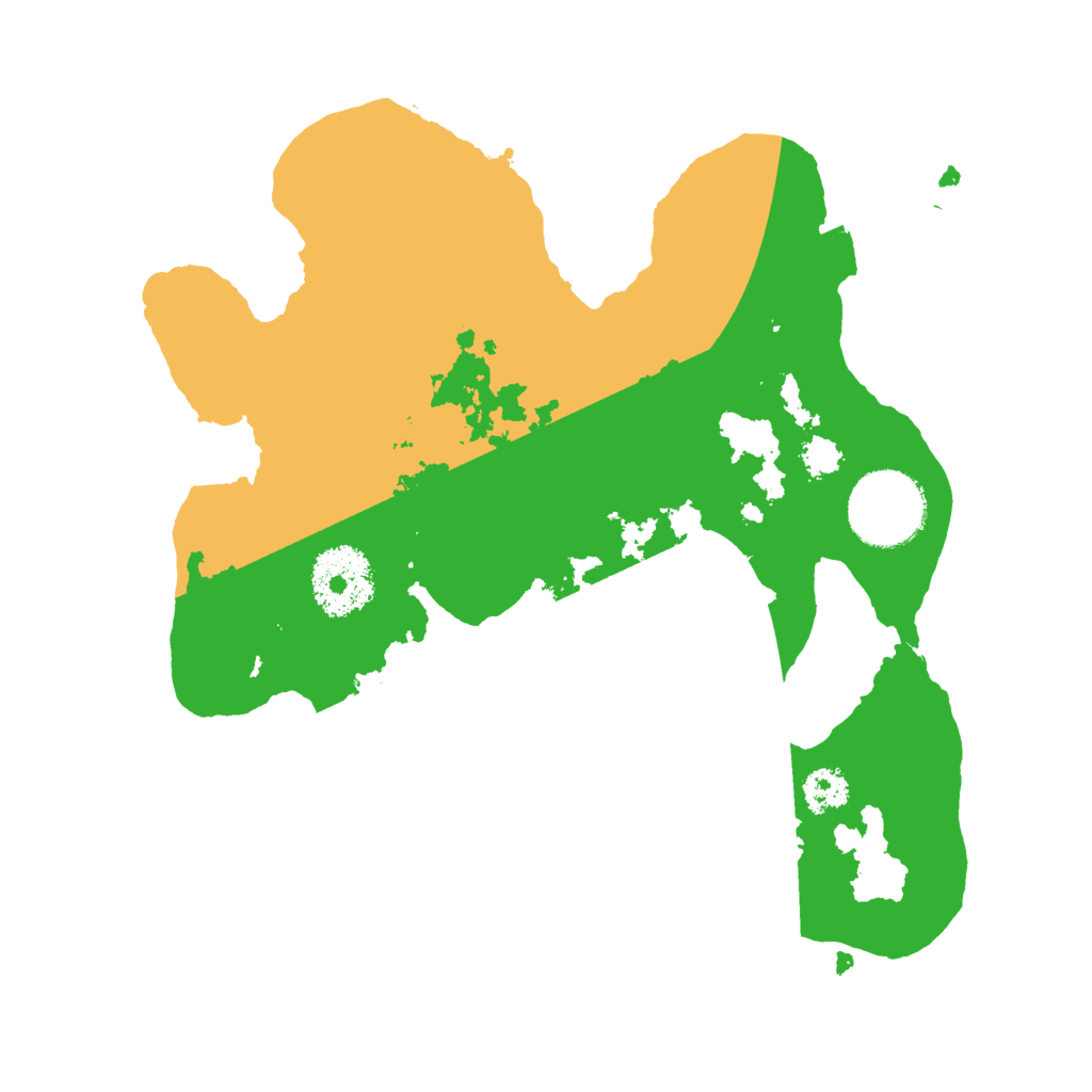 Biome Rust Map: Procedural Map, Size: 2500, Seed: 1165905625