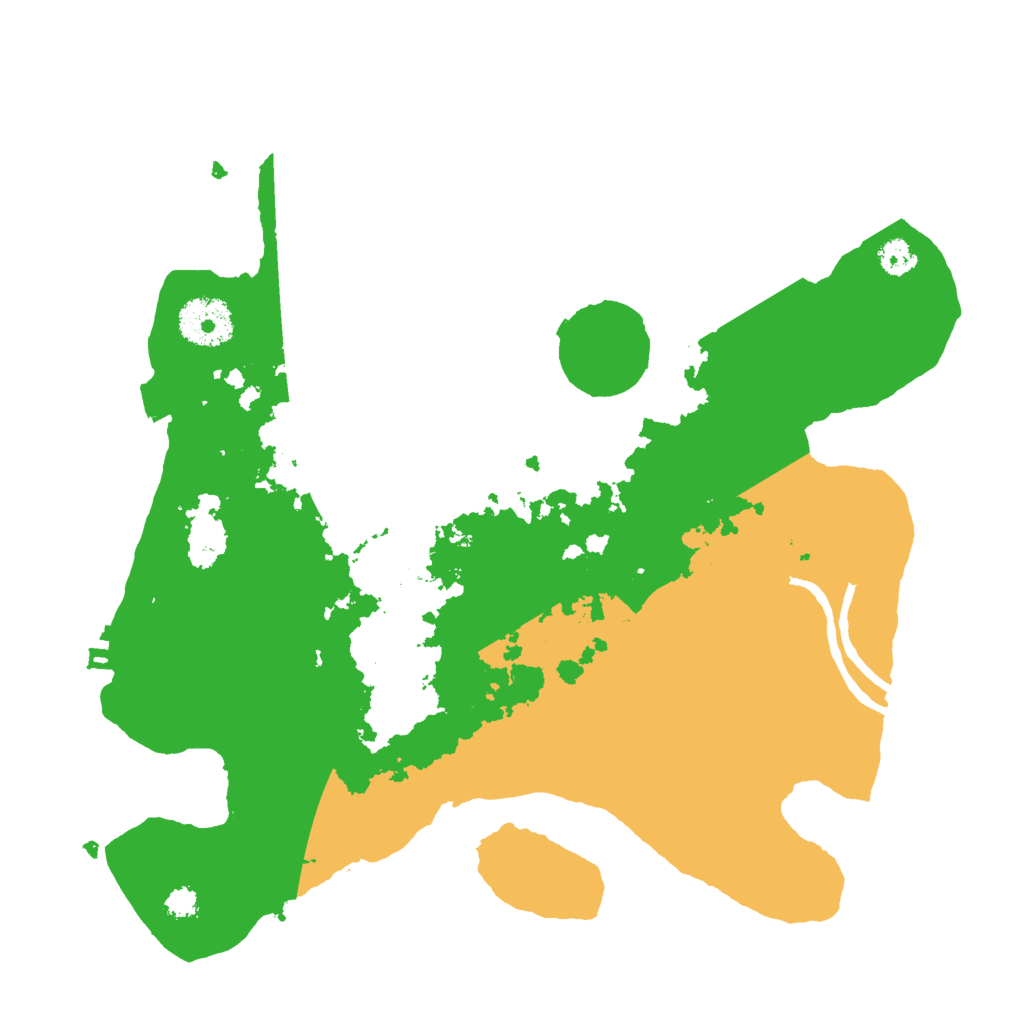 Biome Rust Map: Procedural Map, Size: 3000, Seed: 251127