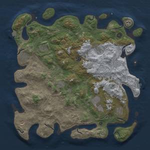 Thumbnail Rust Map: Procedural Map, Size: 4250, Seed: 1103468689, 18 Monuments