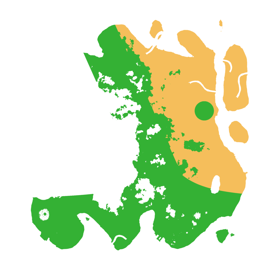 Biome Rust Map: Procedural Map, Size: 3700, Seed: 73747372