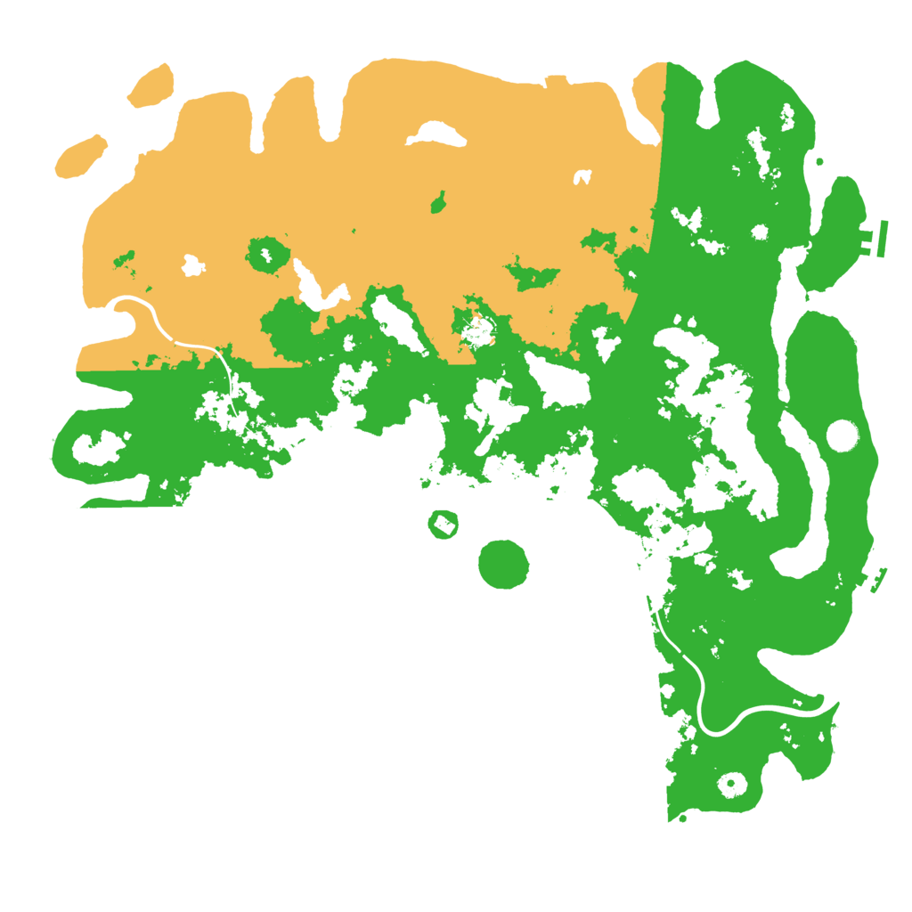 Biome Rust Map: Procedural Map, Size: 5000, Seed: 7525