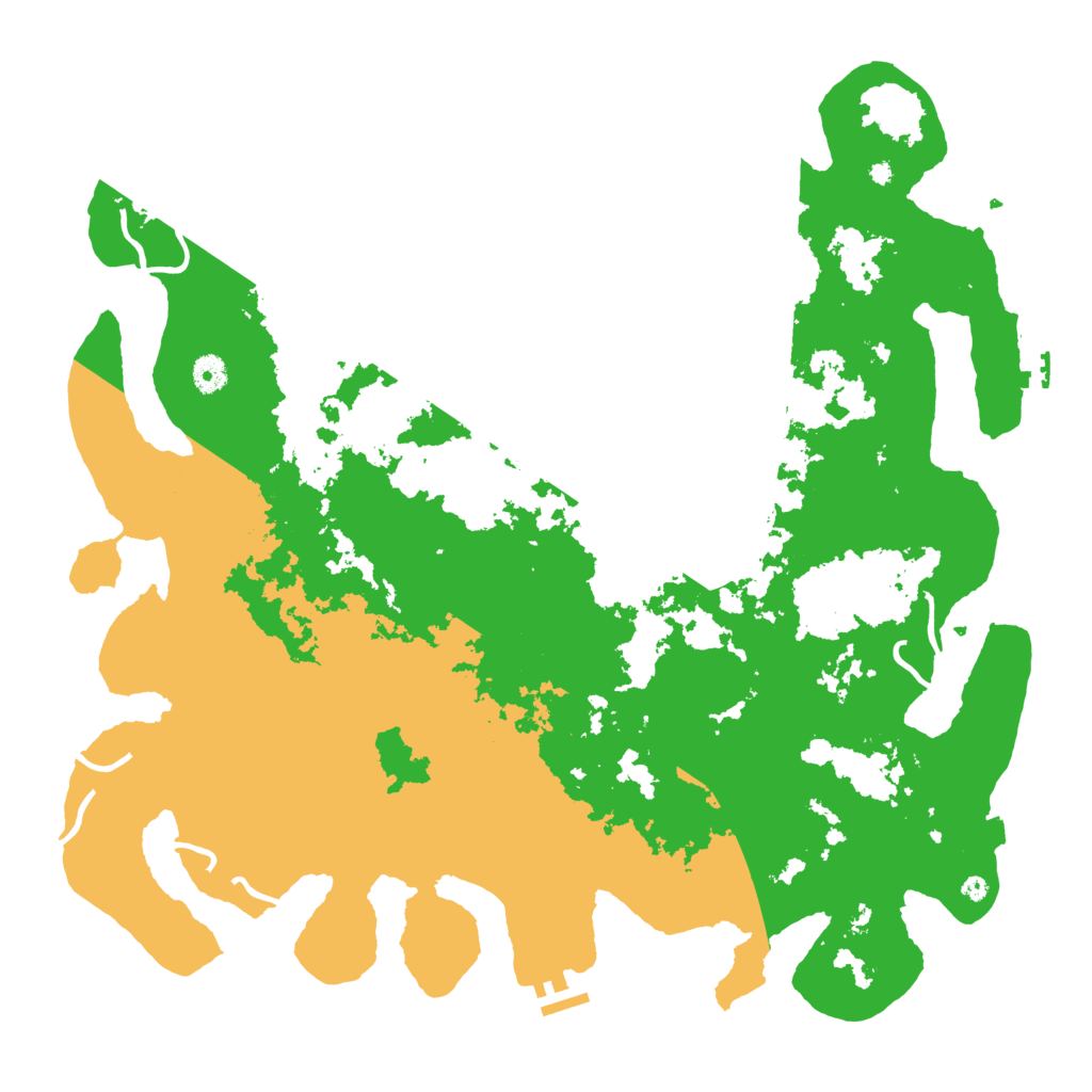 Biome Rust Map: Procedural Map, Size: 4500, Seed: 150900974