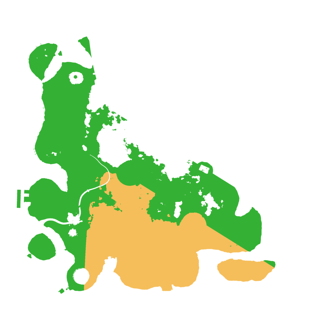 Biome Rust Map: Procedural Map, Size: 3500, Seed: 808166912