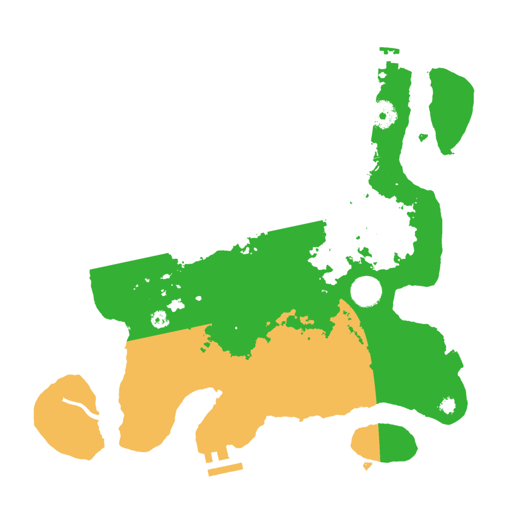 Biome Rust Map: Procedural Map, Size: 3000, Seed: 784531