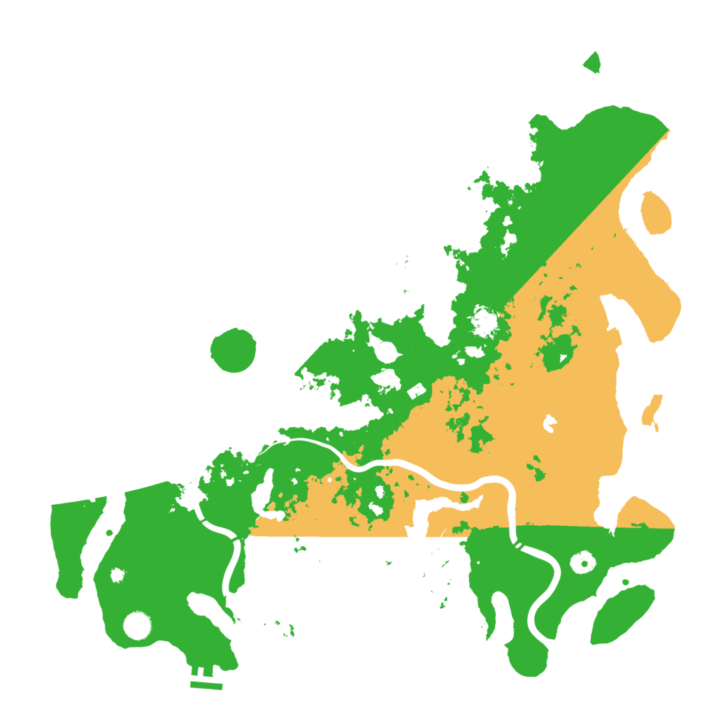 Biome Rust Map: Procedural Map, Size: 4500, Seed: 473736625