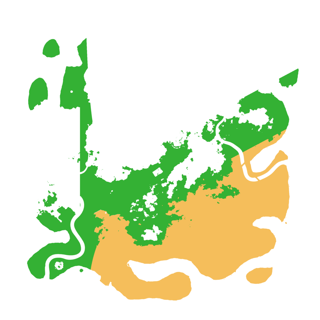 Biome Rust Map: Procedural Map, Size: 3700, Seed: 1364560655