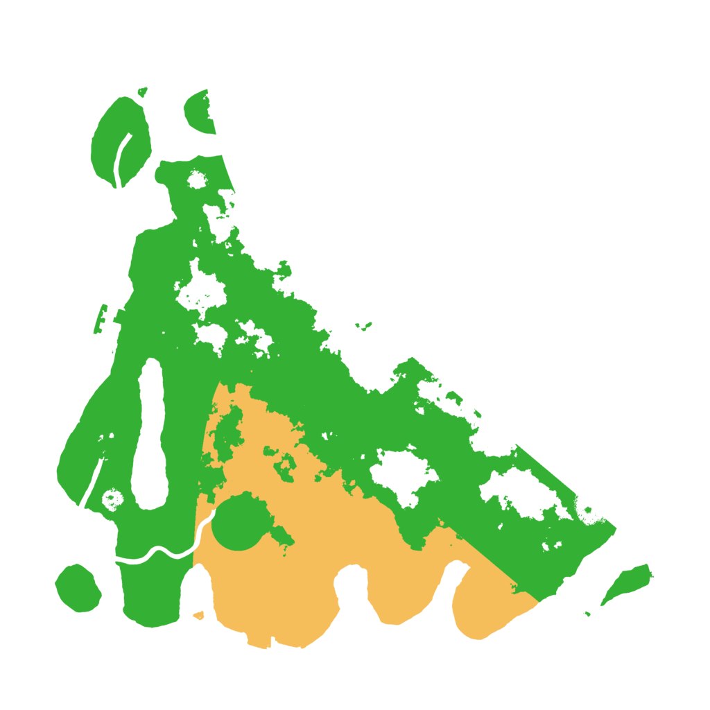 Biome Rust Map: Procedural Map, Size: 3500, Seed: 493416284