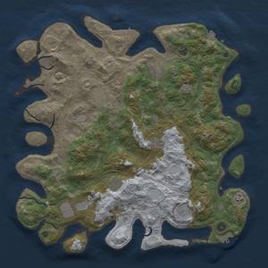 Thumbnail Rust Map: Procedural Map, Size: 4500, Seed: 1999215868, 19 Monuments