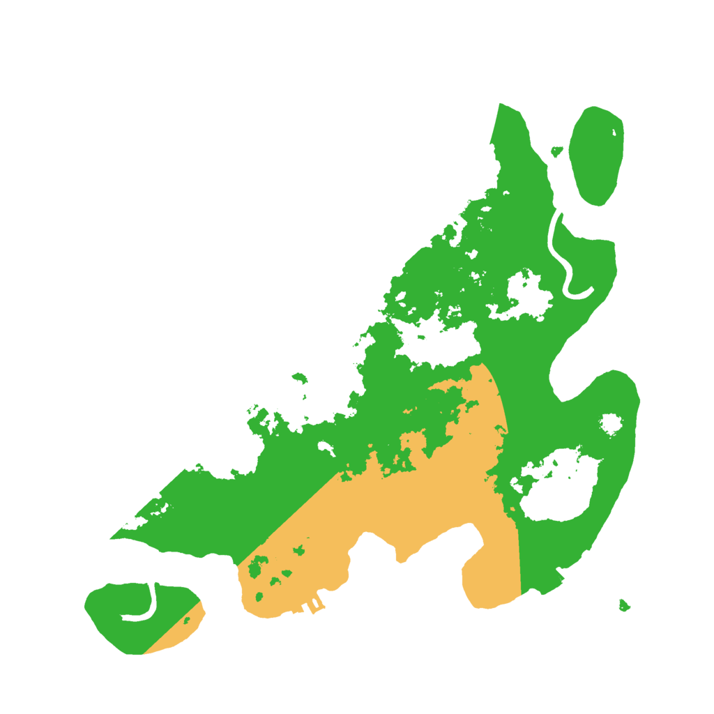 Biome Rust Map: Procedural Map, Size: 3000, Seed: 1923620235