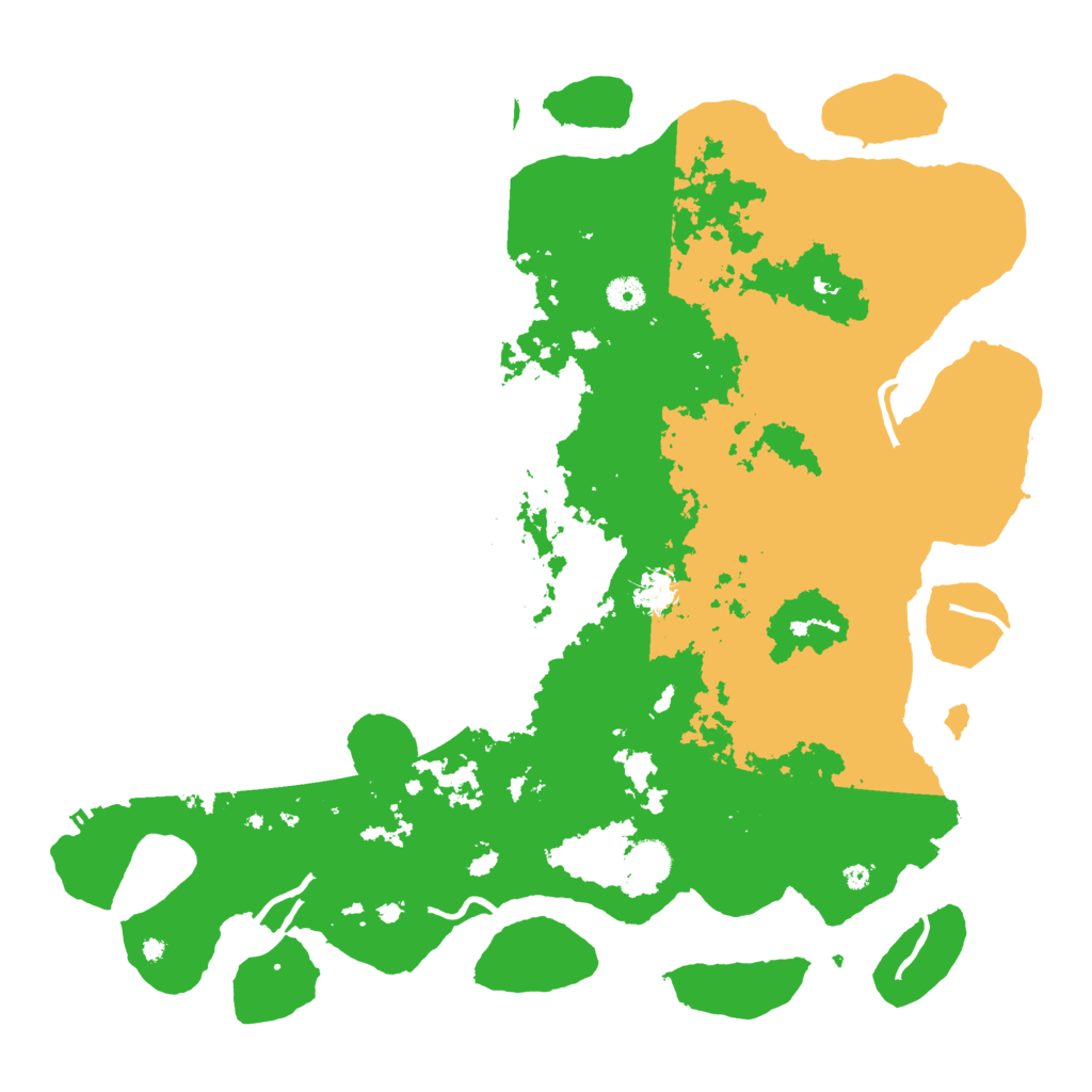 Biome Rust Map: Procedural Map, Size: 4500, Seed: 2140907183
