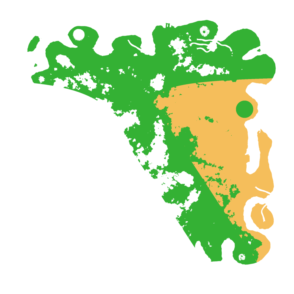 Biome Rust Map: Procedural Map, Size: 4500, Seed: 570222233
