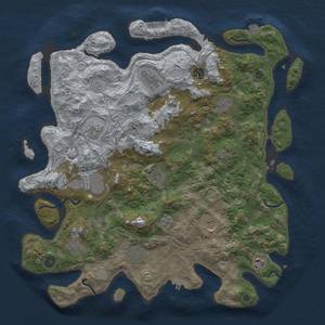 Thumbnail Rust Map: Procedural Map, Size: 4250, Seed: 1001954774, 19 Monuments