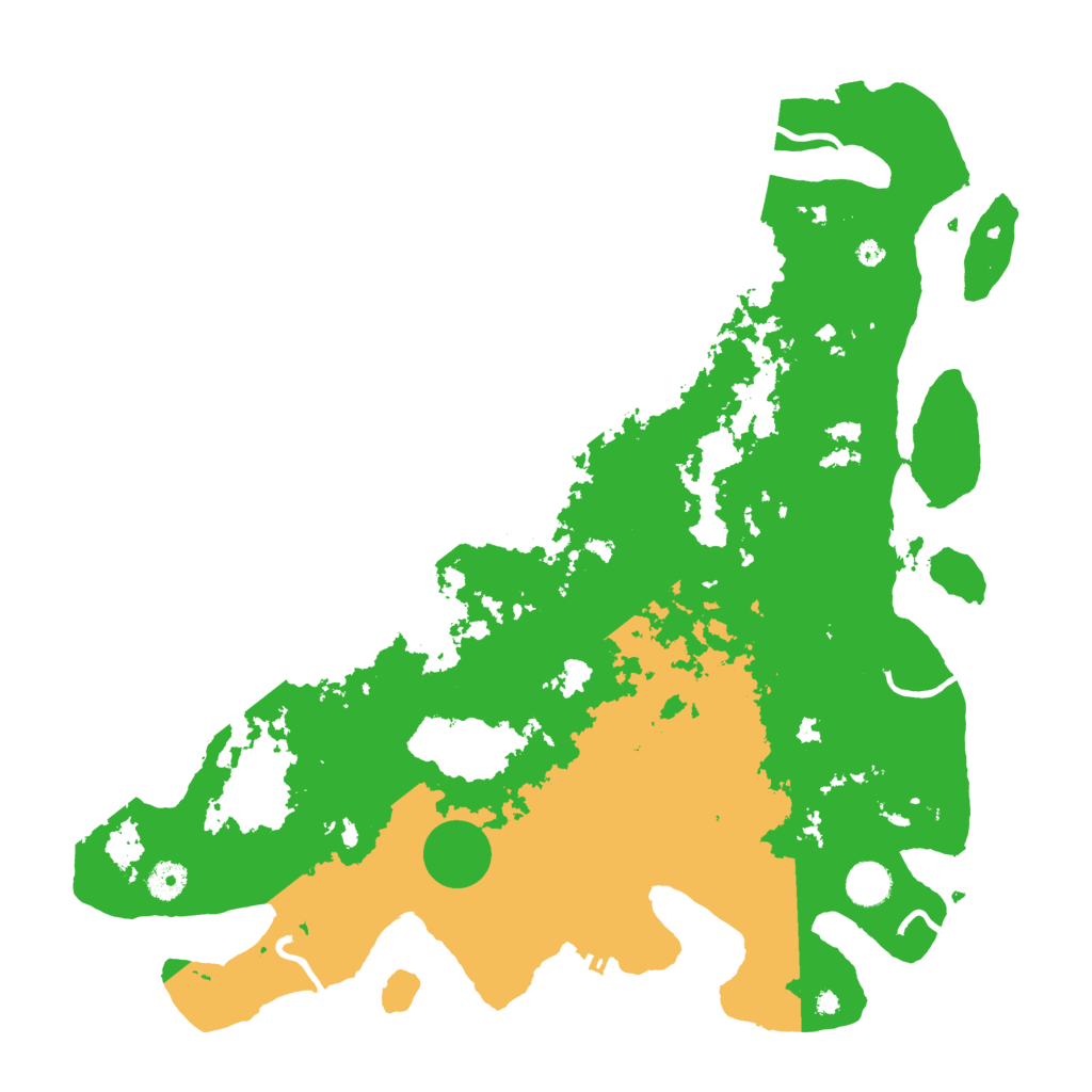 Biome Rust Map: Procedural Map, Size: 4250, Seed: 1001954774