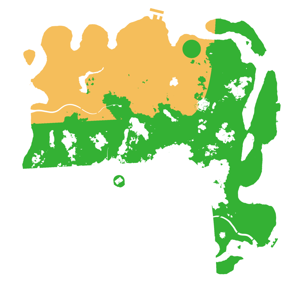 Biome Rust Map: Procedural Map, Size: 4250, Seed: 5185023